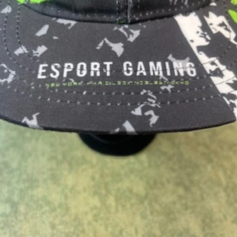ESX‎ 360 Esports Pro-Wear Gaming Hat Youth Snapback Black Neon Green 46ESA0002
